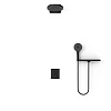 Душевая система Vincea Inspire VSFW-3I21T1RMB встраиваемая, термостатический, 2 режима, черный Душевая система Vincea Inspire VSFW-3I21T1RMB встраиваемая, термостатический, 2 режима, черный