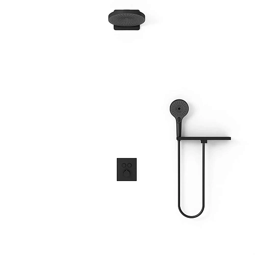 Душевая система Vincea Inspire VSFW-3I21T1RMB встраиваемая, термостатический, 2 режима, черный Душевая система Vincea Inspire VSFW-3I21T1RMB встраиваемая, термостатический, 2 режима, черный