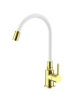 Смеситель для кухни Splenka S201.4408.03 с гибким изливом, золотой сатин Смеситель для кухни Splenka S201.4408.03 с гибким изливом, золотой сатин