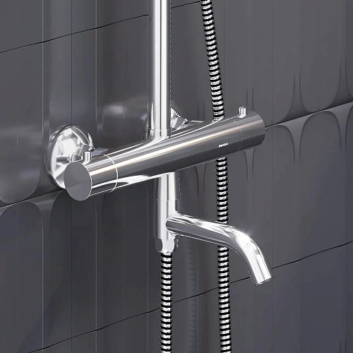 Душевая система Damixa Jupiter 977810000 с термостатом хром Душевая система Damixa Jupiter 977810000 с термостатом хром