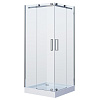 Картинка анонса товара «душевой уголок grossman gr-1100 cosmo 100x100x190 квадрат, двери раздвижные»