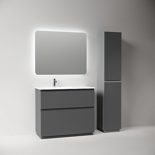 Тумба под раковину SANCOS Folk Floor FL100FLGS левая 995х445х850 Grey soft, напольная Тумба под раковину SANCOS Folk Floor FL100FLGS левая 995х445х850 Grey soft, напольная