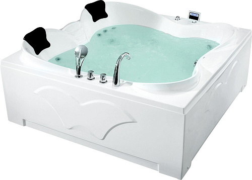 Акриловая ванна Gemy G9089 K L 187x187 квадратная левая, гидромассажная Акриловая ванна Gemy G9089 K L 187x187 квадратная левая, гидромассажная