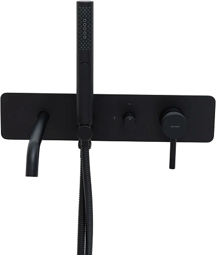 Смеситель для ванны Allen Brau Priority 5.31A05-31 (с внутренней частью) черный матовый Смеситель для ванны Allen Brau Priority 5.31A05-31 (с внутренней частью) черный матовый