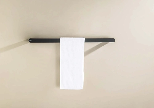 Полотенцедержатель Aquatek ЛИРА AQ4414MB черный матовый Полотенцедержатель Aquatek ЛИРА AQ4414MB черный матовый