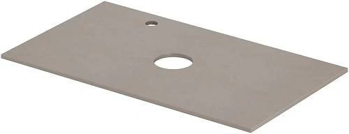 Столешница Aquanet Flat 80 00345780 бежевый, с отверстием слева Столешница Aquanet Flat 80 00345780 бежевый, с отверстием слева