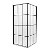 Душевой уголок NEW TRENDY SUPERIA BLACK 90x90x195 L K-0598