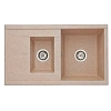 Кухонная мойка Aquaton Делия 87 1A716232DE220 из литого мрамора, песочный Кухонная мойка Aquaton Делия 87 1A716232DE220 из литого мрамора, песочный