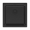 Картинка анонса товара «кухонная мойка paulmark yuni 44 un yu44-mbn, матовый черный nano-pvd, 440х440мм»