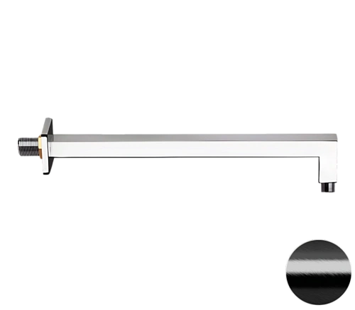 Кронштейн верхнего душа Remer 348S30CFP, черный брашированный хром 30 см Кронштейн верхнего душа Remer 348S30CFP, черный брашированный хром 30 см