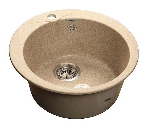Кухонная мойка GranFest Rondo R-480 пес песок Кухонная мойка GranFest Rondo R-480 пес песок