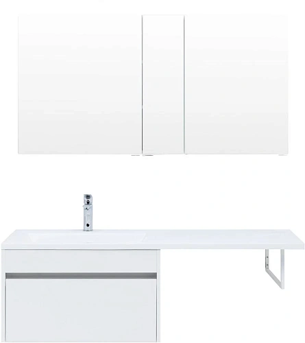 Тумба под раковину Aquanet Токио 68 белый (подвесная, 1 ящик) 00236917 Тумба под раковину Aquanet Токио 68 белый (подвесная, 1 ящик) 00236917