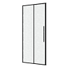 Картинка анонса товара «душевая дверь niagara nova ng-34-l9chgr (90х195) графит, раздвижная влево, стекло шиншилла»