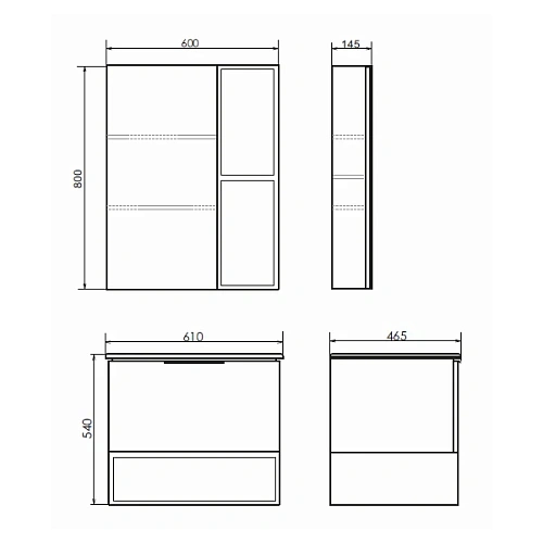 Зеркальный шкаф Comforty Франкфурт-60 00-00004331 бетон светлый Зеркальный шкаф Comforty Франкфурт-60 00-00004331 бетон светлый