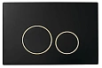 Клавиша смыва Boheme BLACK GOLD круглая 663 Клавиша смыва Boheme BLACK GOLD круглая 663