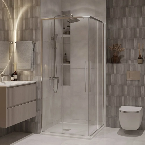 Душевой уголок Niagara Nova NG-6623-34 (90x90x195) квадратная, раздвижная, хром, стекло прозрачное Душевой уголок Niagara Nova NG-6623-34 (90x90x195) квадратная, раздвижная, хром, стекло прозрачное