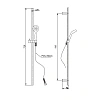 Душевой гарнитур Paini Bergamo 700 BRCR121L7 Душевой гарнитур Paini Bergamo 700 BRCR121L7