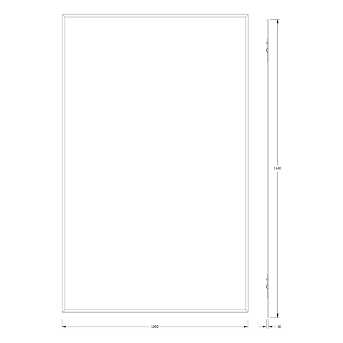 Зеркало Evoform Comfort BY 0960 100 х 160 см с фацетом 15 мм Зеркало Evoform Comfort BY 0960 100 х 160 см с фацетом 15 мм