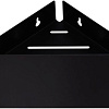Полка Aquanet Магнум Н 28x28 черная матовая, угловая 00341536 Полка Aquanet Магнум Н 28x28 черная матовая, угловая 00341536