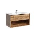 Картинка анонса товара «тумба под раковину sancos marmi 1.0 mr1.090ech 890х445х520 дуб чарльстон, подвесная»