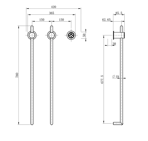 Полотенцесушитель электрический Wonzon & Woghand LEIPZIG (WW-AL3621-BN) встраиваемый, брашированный никель Полотенцесушитель электрический Wonzon & Woghand LEIPZIG (WW-AL3621-BN) встраиваемый, брашированный никель