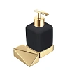 Дозатор жидкого мыла Boheme NEW VENTURO золото/черный 10317-G-B Дозатор жидкого мыла Boheme NEW VENTURO золото/черный 10317-G-B