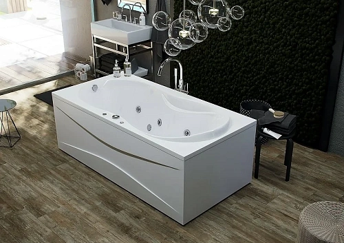 Акриловая ванна Aquatek Мартиника 180 пустая с фронтальным экраном слив слева MAR180-0000068 Акриловая ванна Aquatek Мартиника 180 пустая с фронтальным экраном слив слева MAR180-0000068