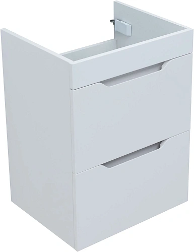 Тумба под раковину Aquanet Практика 50 00347914 белый глянец Тумба под раковину Aquanet Практика 50 00347914 белый глянец