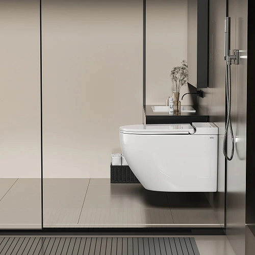 Унитаз подвесной ABBER Bequem AC1126P белый с импульсным смывом Унитаз подвесной ABBER Bequem AC1126P белый с импульсным смывом