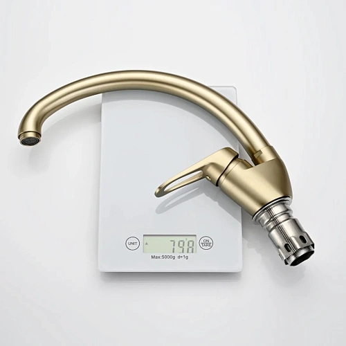 Смеситель для кухни Splenka S202.41.03, золотой сатин Смеситель для кухни Splenka S202.41.03, золотой сатин