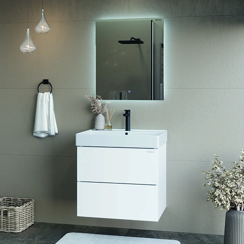 Тумба под раковину Onika Эсквана 65 см 106549 подвесная, белая (для Вилис 65) Тумба под раковину Onika Эсквана 65 см 106549 подвесная, белая (для Вилис 65)