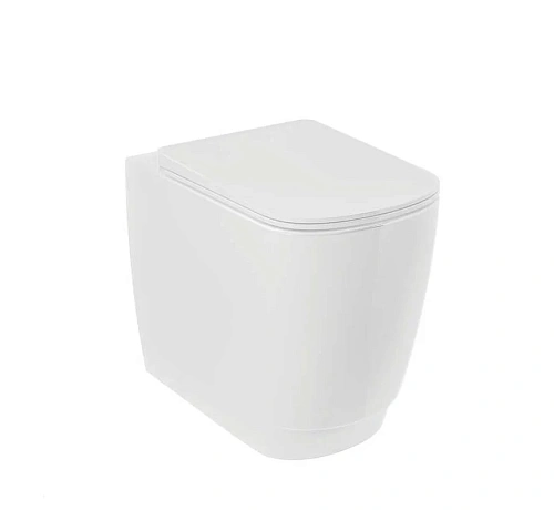 Унитаз приставной Kludi RESA S 27WCB0343 керамический, без сиденья Унитаз приставной Kludi RESA S 27WCB0343 керамический, без сиденья