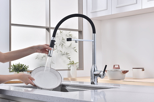 Смеситель для кухни Paulmark Magneto One хром Ma213188-CR Смеситель для кухни Paulmark Magneto One хром Ma213188-CR