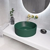 Раковина GROSSMAN Color GR-3013OLM (400x400x150) зеленая матовая Раковина GROSSMAN Color GR-3013OLM (400x400x150) зеленая матовая