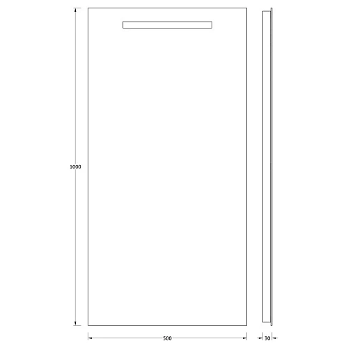 Зеркало EVOFORM Ledline BY 2109 со встроенным LED-светильником 3 W 50х100 cм Зеркало EVOFORM Ledline BY 2109 со встроенным LED-светильником 3 W 50х100 cм