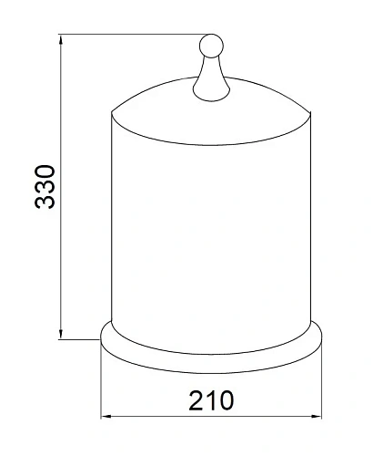 Корзина для мусора Boheme Medici 10608 Корзина для мусора Boheme Medici 10608