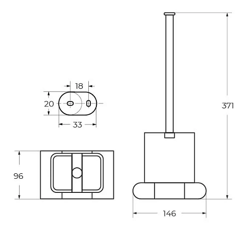 Ершик для унитаза Art&Max Platino AM-E-3981AL Ершик для унитаза Art&Max Platino AM-E-3981AL