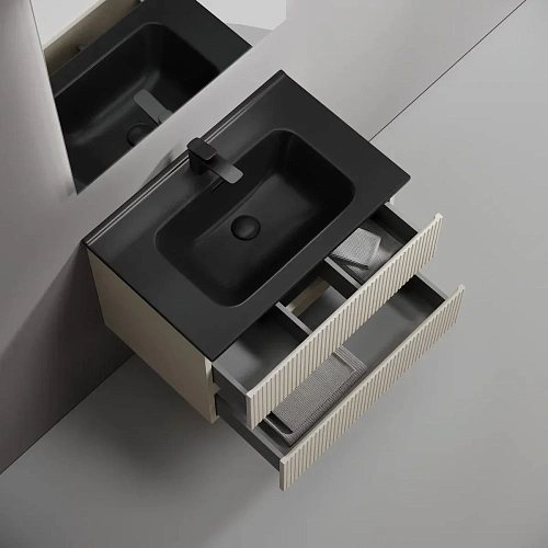 Тумба под раковину Sancos Snob T SNT70CE 690х445х500 Beige Soft, подвесная Тумба под раковину Sancos Snob T SNT70CE 690х445х500 Beige Soft, подвесная