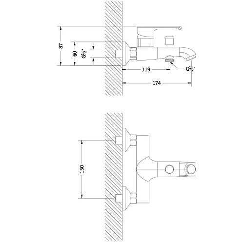 Комплект смесителей BOCH MANN IDA B BM10430 Комплект смесителей BOCH MANN IDA B BM10430