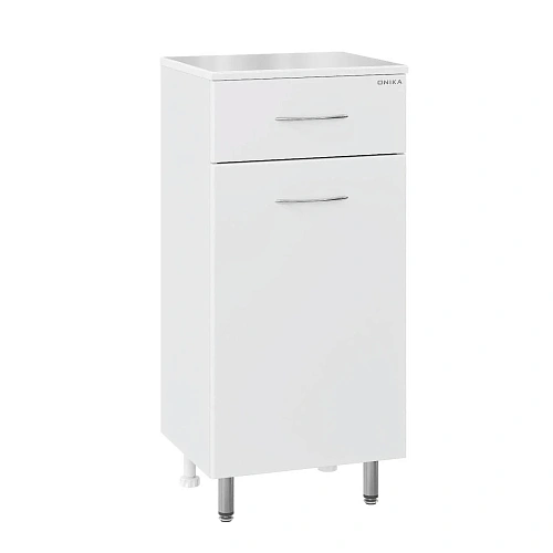 Тумба Onika Каприз 40 см 404013 напольный, белый, правый Тумба Onika Каприз 40 см 404013 напольный, белый, правый