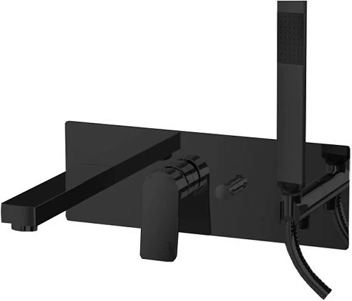 Смеситель для ванны Paffoni Tilt TI001NO (с внутренней частью) Смеситель для ванны Paffoni Tilt TI001NO (с внутренней частью)