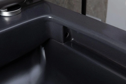 Унитаз подвесной Allen Brau Infinity 4.21011.AN с крышкой, антрацит Унитаз подвесной Allen Brau Infinity 4.21011.AN с крышкой, антрацит