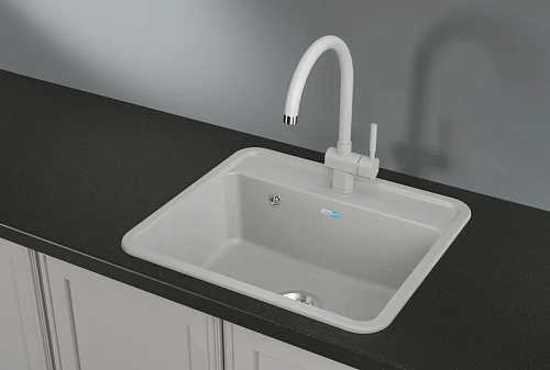 Кухонная мойка Granula 5601, БЕЛЫЙ, СтандАРТ кварц 560x500 Кухонная мойка Granula 5601, БЕЛЫЙ, СтандАРТ кварц 560x500