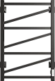 Полотенцесушитель электрический EWRIKA Пенелопа Z 80x50 чёрный матовый 544448 Полотенцесушитель электрический EWRIKA Пенелопа Z 80x50 чёрный матовый 544448