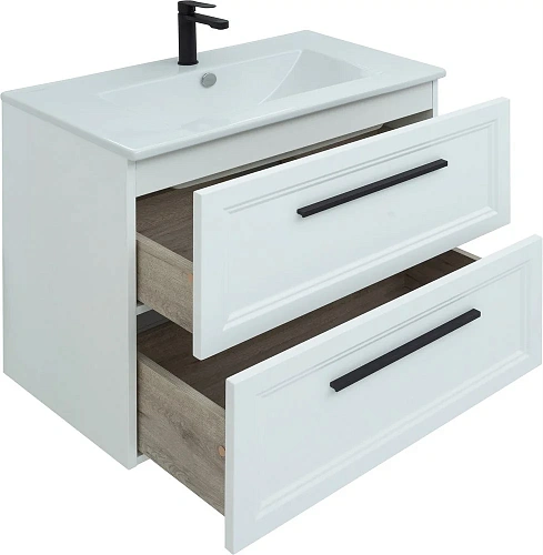 Тумба с раковиной STWORKI Эстерсунд 75 белая матовая 440912 Тумба с раковиной STWORKI Эстерсунд 75 белая матовая 440912