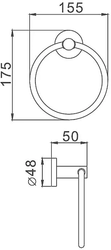 Полотенцедержатель Haiba HB8704 Полотенцедержатель Haiba HB8704
