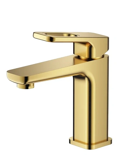 Смеситель для раковины Raglo R51.10.03, золотой сатин Смеситель для раковины Raglo R51.10.03, золотой сатин