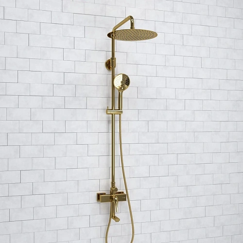 Душевая система WasserKRAFT A171.263.207.PG золото Душевая система WasserKRAFT A171.263.207.PG золото