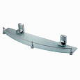 Детальная картинка товара «полка wasserkraft leine k-5044 (ранее к-5024) стеклянная с бортиком хром»