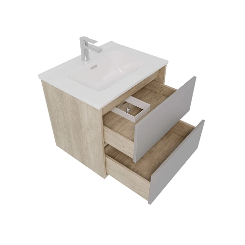 Тумба с раковиной Aquatek ЛИБРА 60см AQ66060-DO-LG серый туман Тумба с раковиной Aquatek ЛИБРА 60см AQ66060-DO-LG серый туман